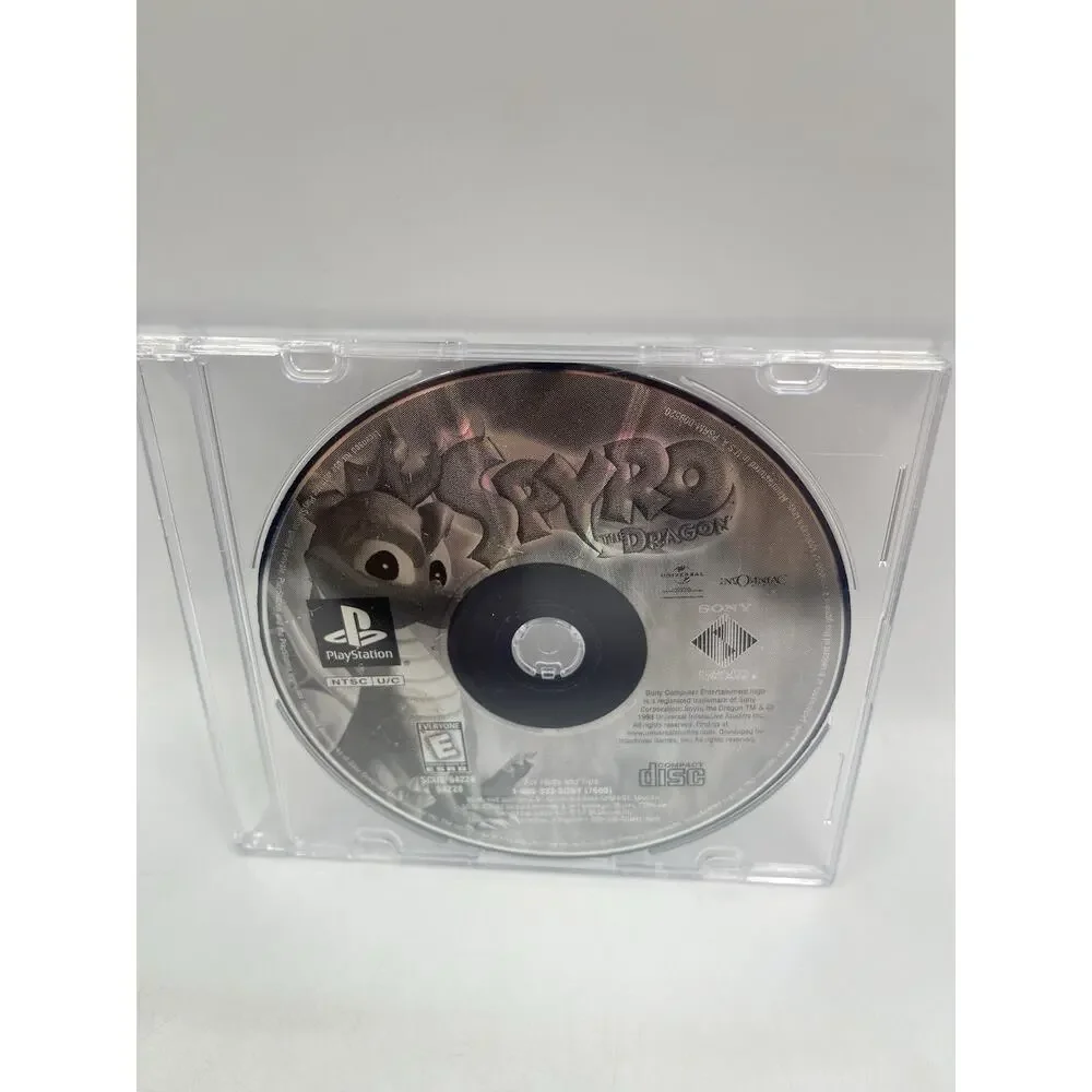 Spyro The Dragon (PlayStation 1 PS1) Greatest Hits Disc TESTED